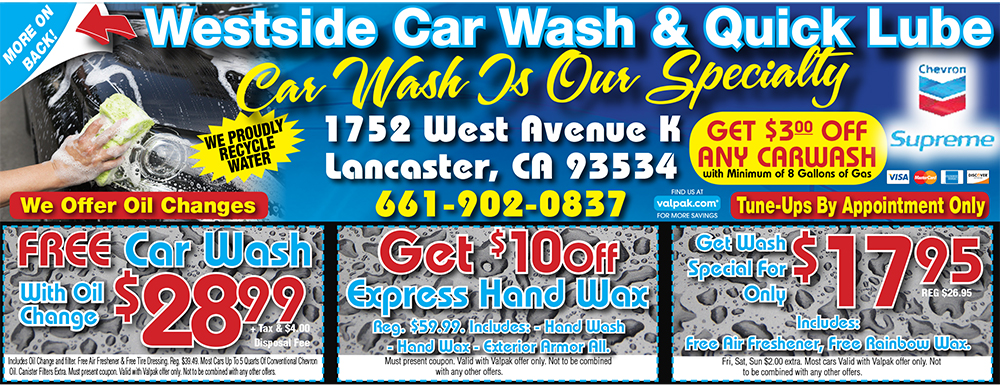 chevron oil change coupon lancaster ca